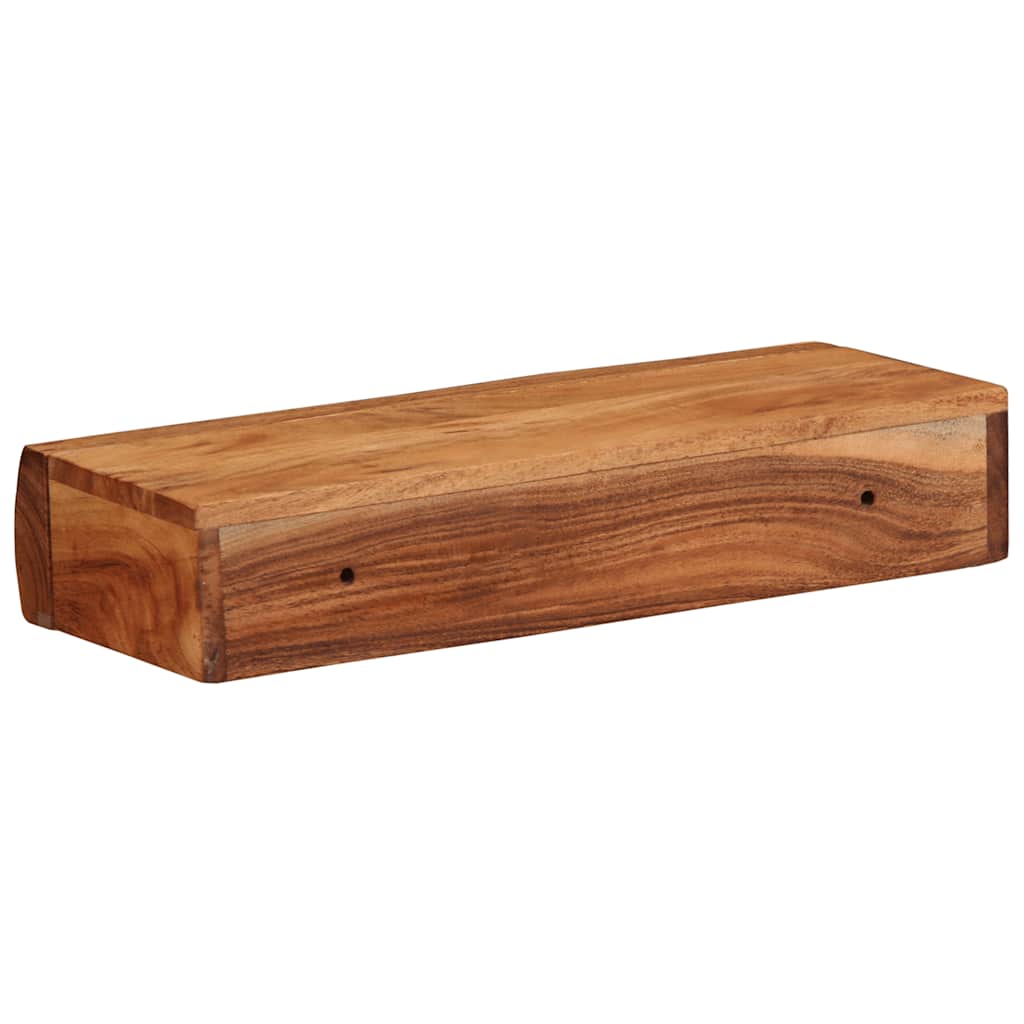 Wall Shelves 2 pcs 40x17x8 cm Solid Wood Acacia