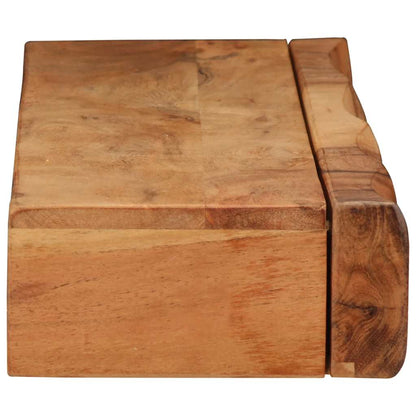Wall Shelves 2 pcs 80x17x8 cm Solid Wood Acacia
