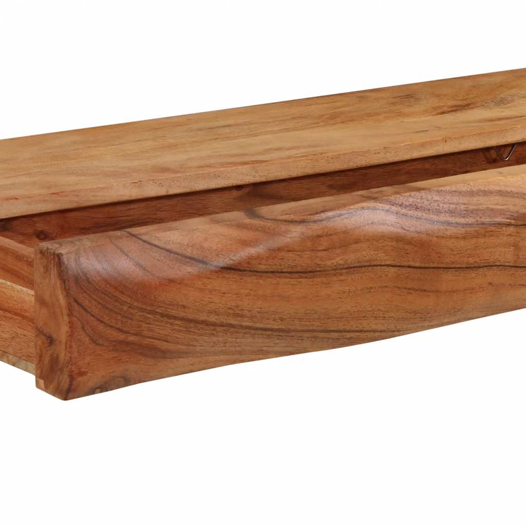 Wall Shelves 2 pcs 80x17x8 cm Solid Wood Acacia