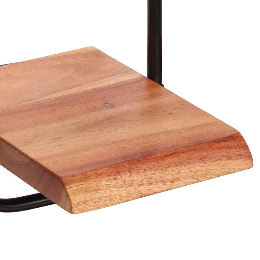 Wall Shelves 5 pcs Solid Wood Acacia
