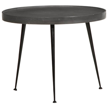 Coffee Table 2 pcs Black Engineered Wood