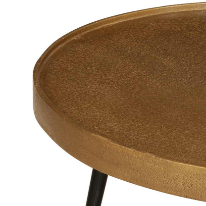 Coffee Table 2 pcs Golden Engineered Wood