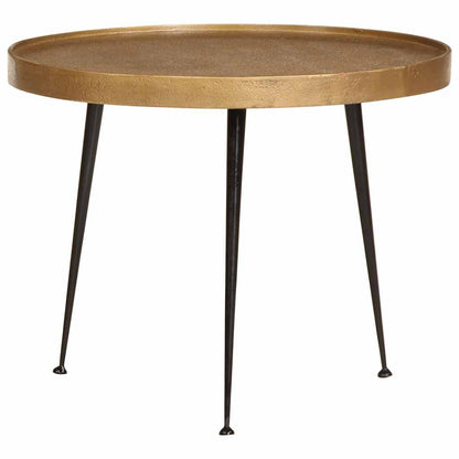 Coffee Table 3 pcs Golden Engineered Wood