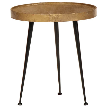 Coffee Table 3 pcs Golden Engineered Wood