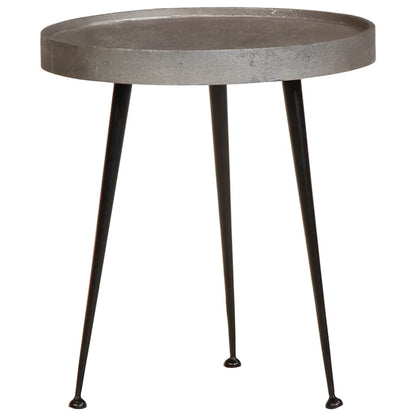 Coffee Table 3 pcs Silver Engineered Wood