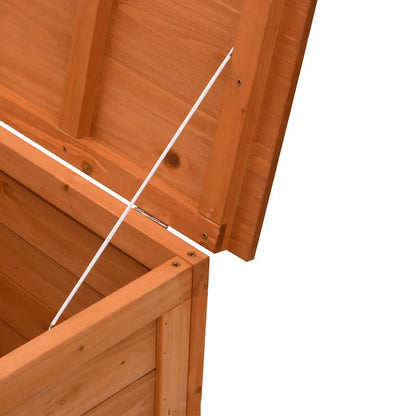 Garden Storage Box 99x49,5x58,5 cm Solid Wood Fir