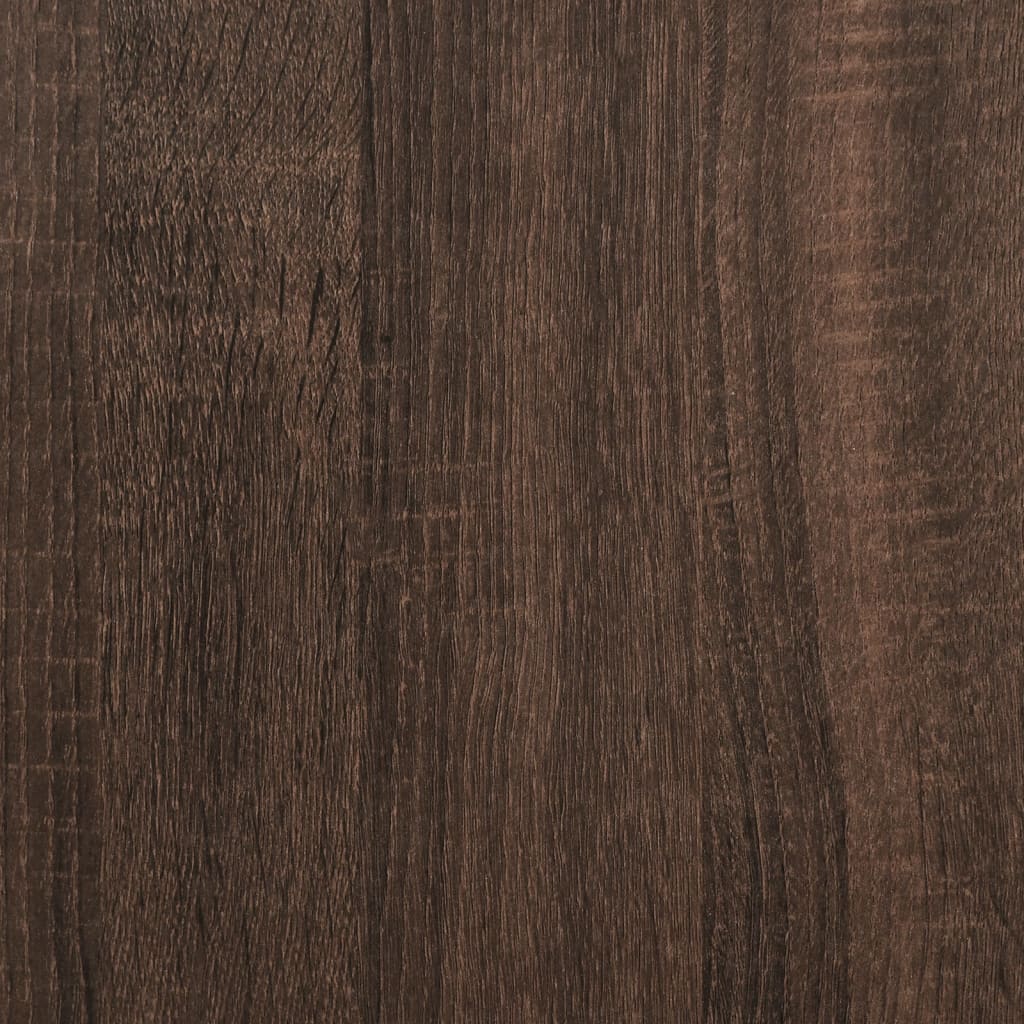 Shoe Cabinet Brown Oak 80x21x125.5 cm Engineered Wood