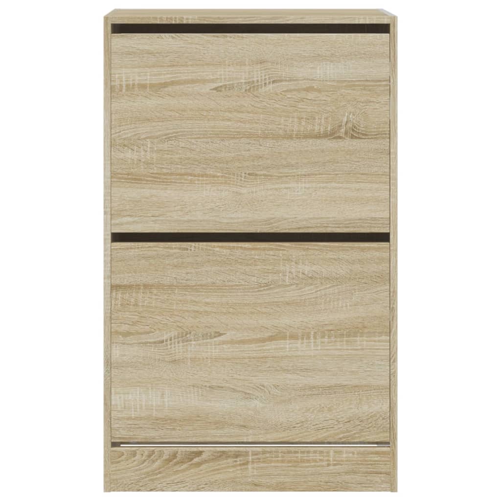 Shoe Cabinet Sonoma Oak 60x34x96,5 cm Engineered Wood