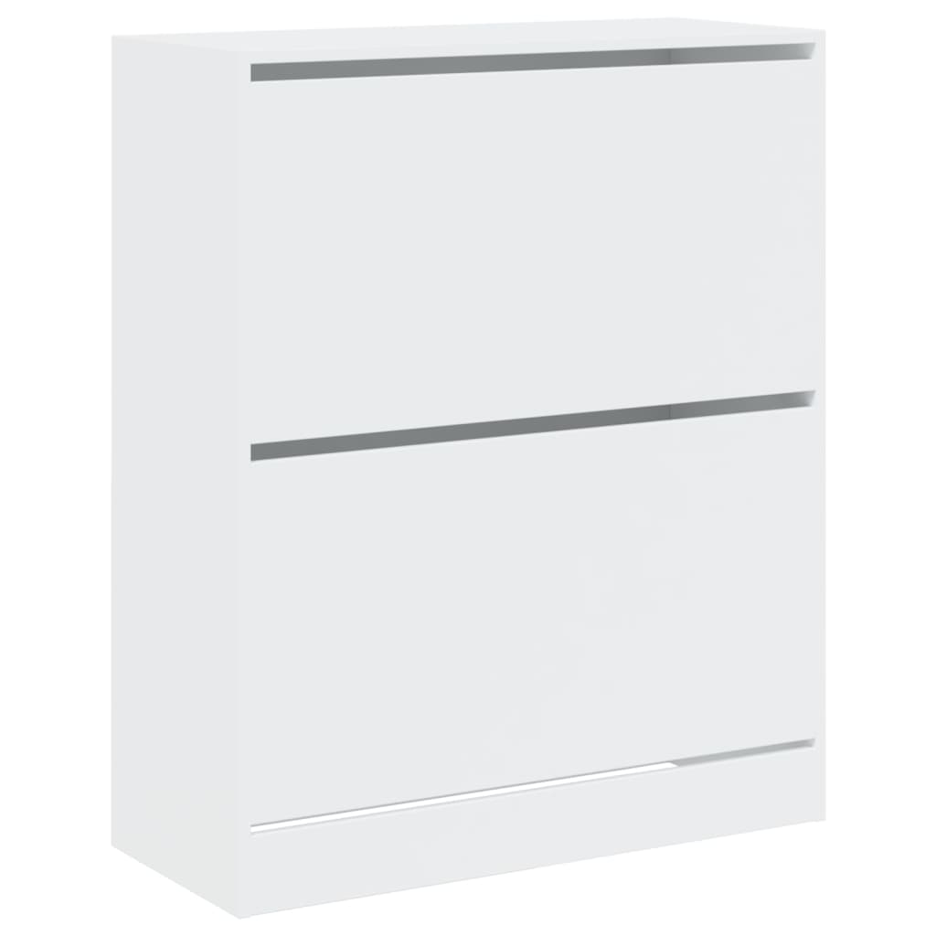 Shoe Cabinet White 80x34x96,5 cm Engineered Wood