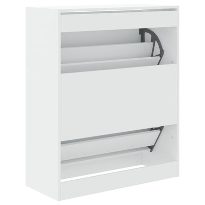 Shoe Cabinet White 80x34x96,5 cm Engineered Wood