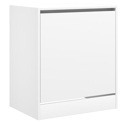 Shoe Cabinet White 60x42x69 cm Engineered Wood