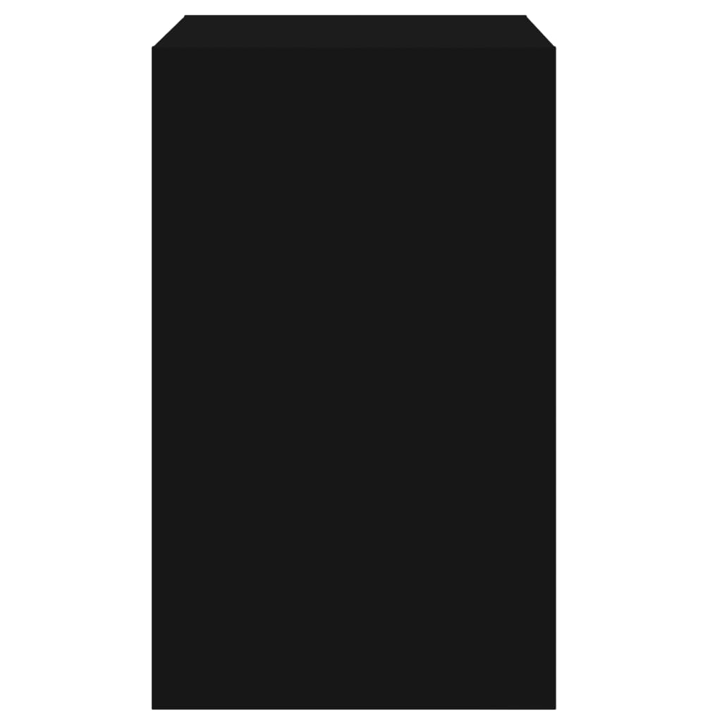 Shoe Cabinet | Black | Engineered wood | Compact | Shoe Cabinet