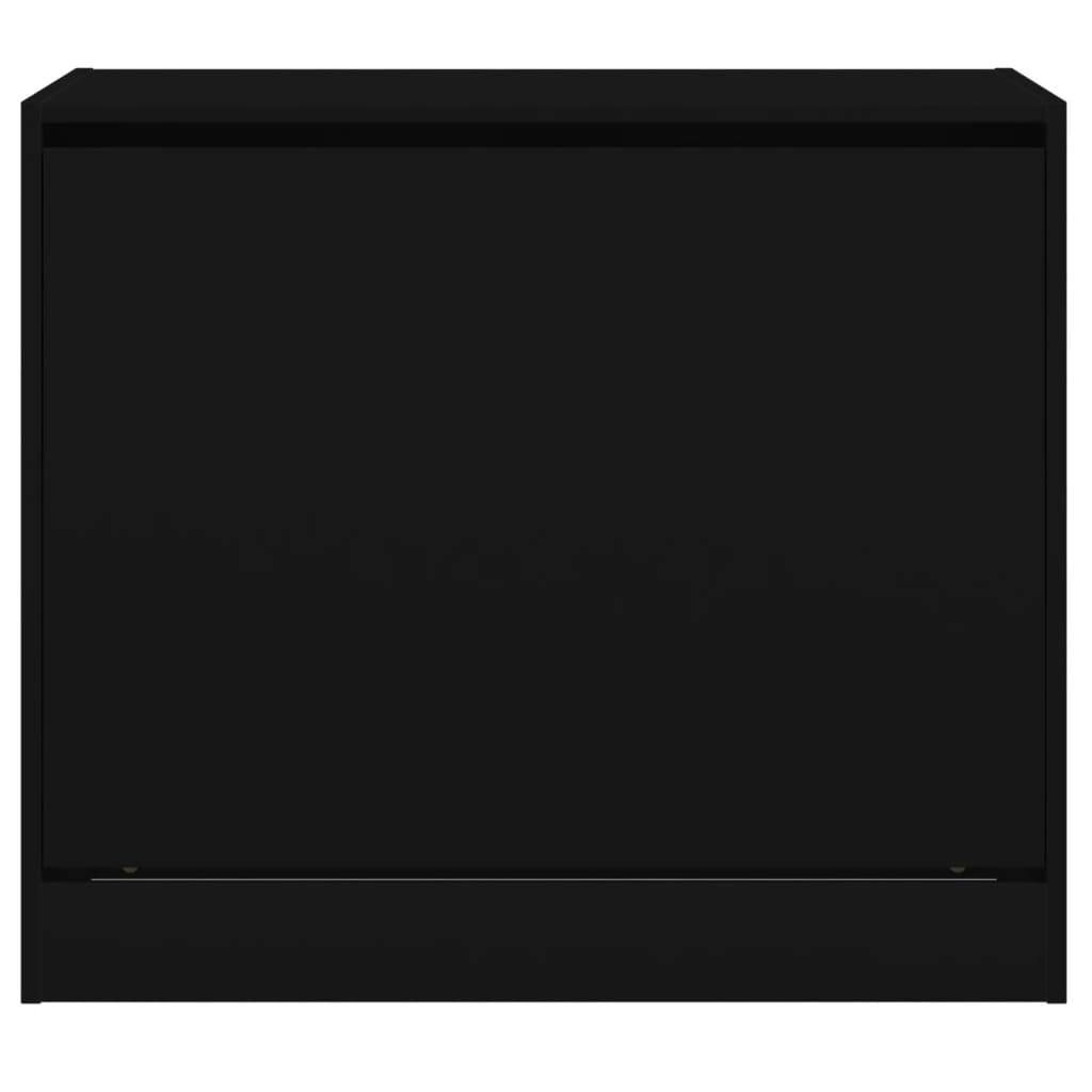Shoe Cabinet | Black | Engineered wood | Compact | Shoe Cabinet
