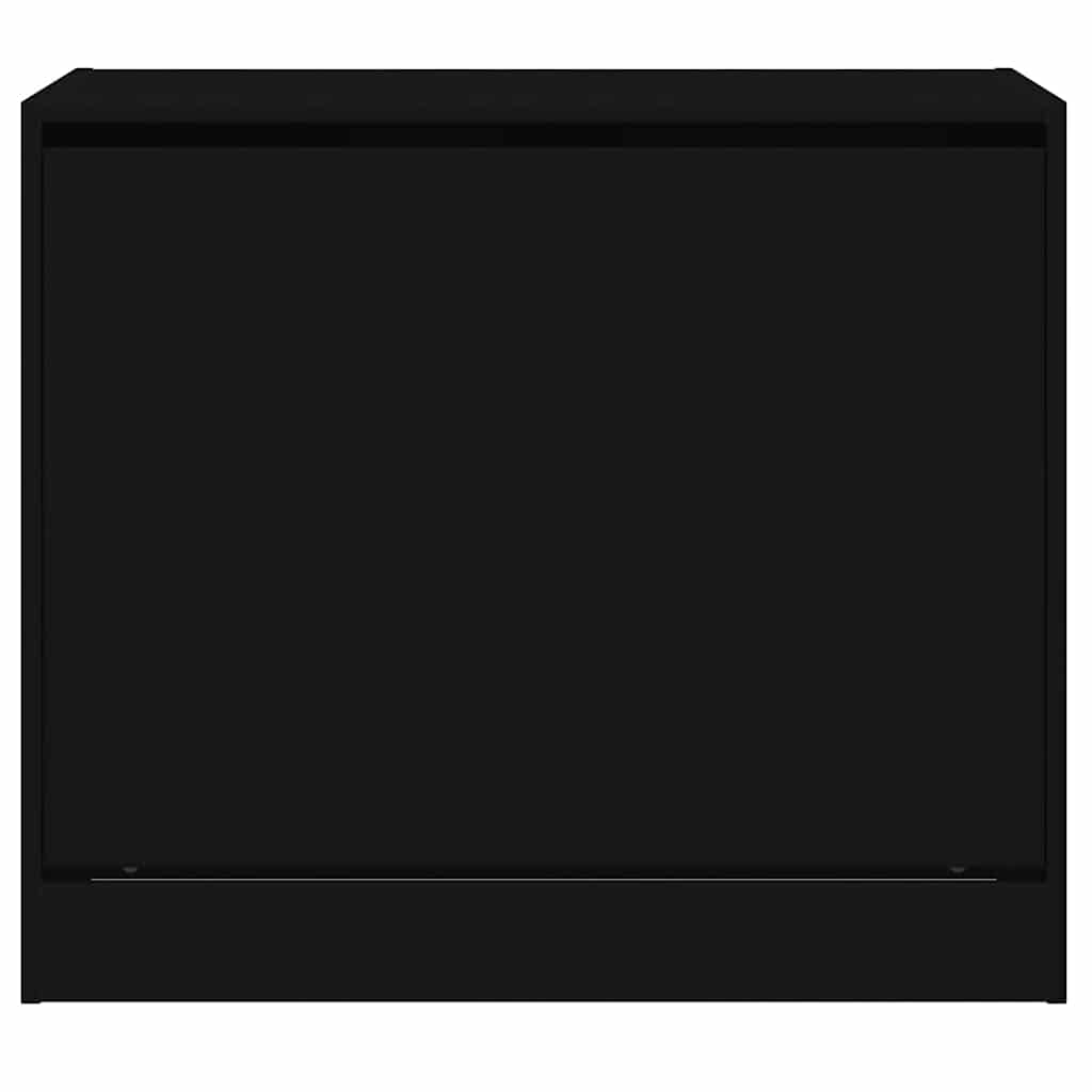 Shoe Cabinet Black 80x42x69 cm Engineered Wood