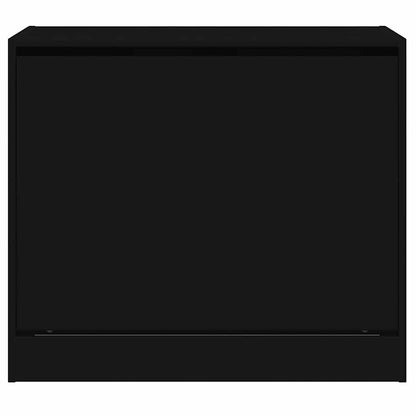 Shoe Cabinet Black 80x42x69 cm Engineered Wood