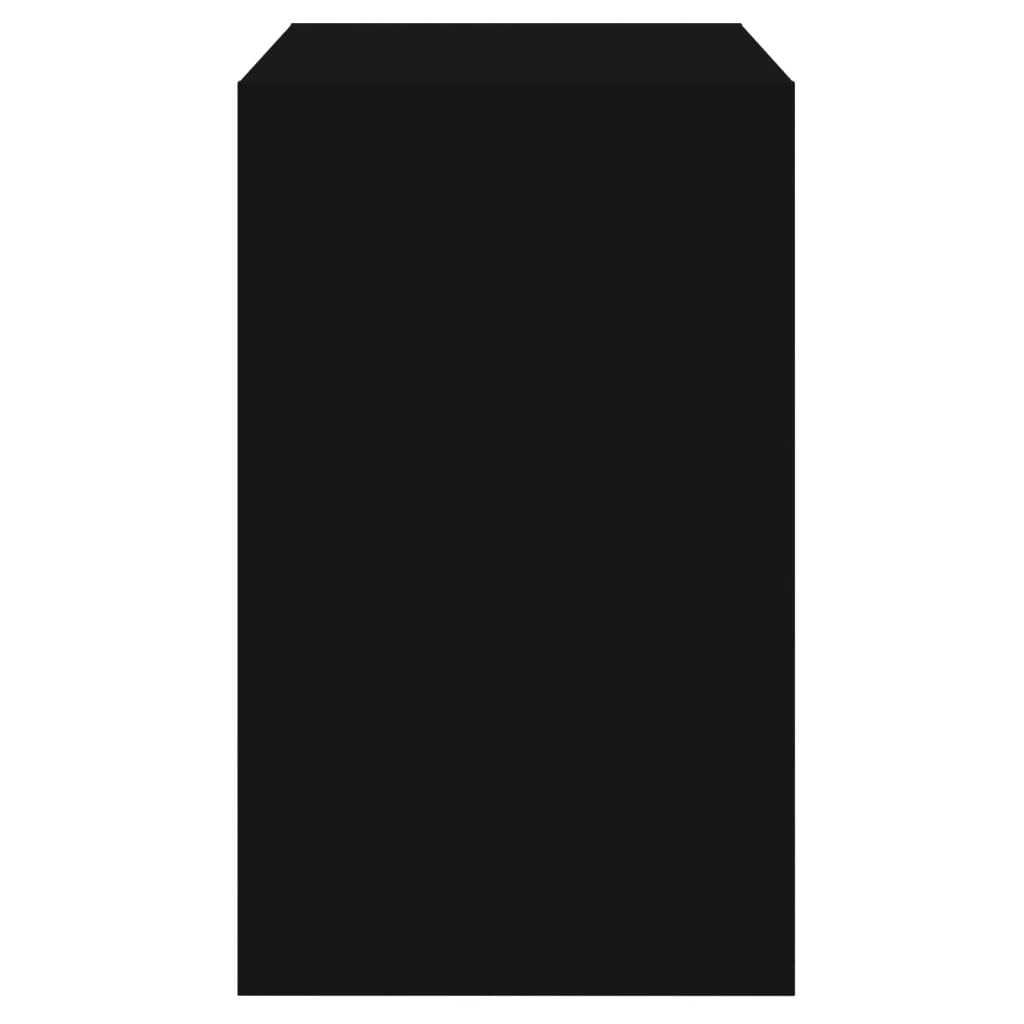 Shoe Cabinet | Black | Engineered wood | Compact | Shoe Cabinet