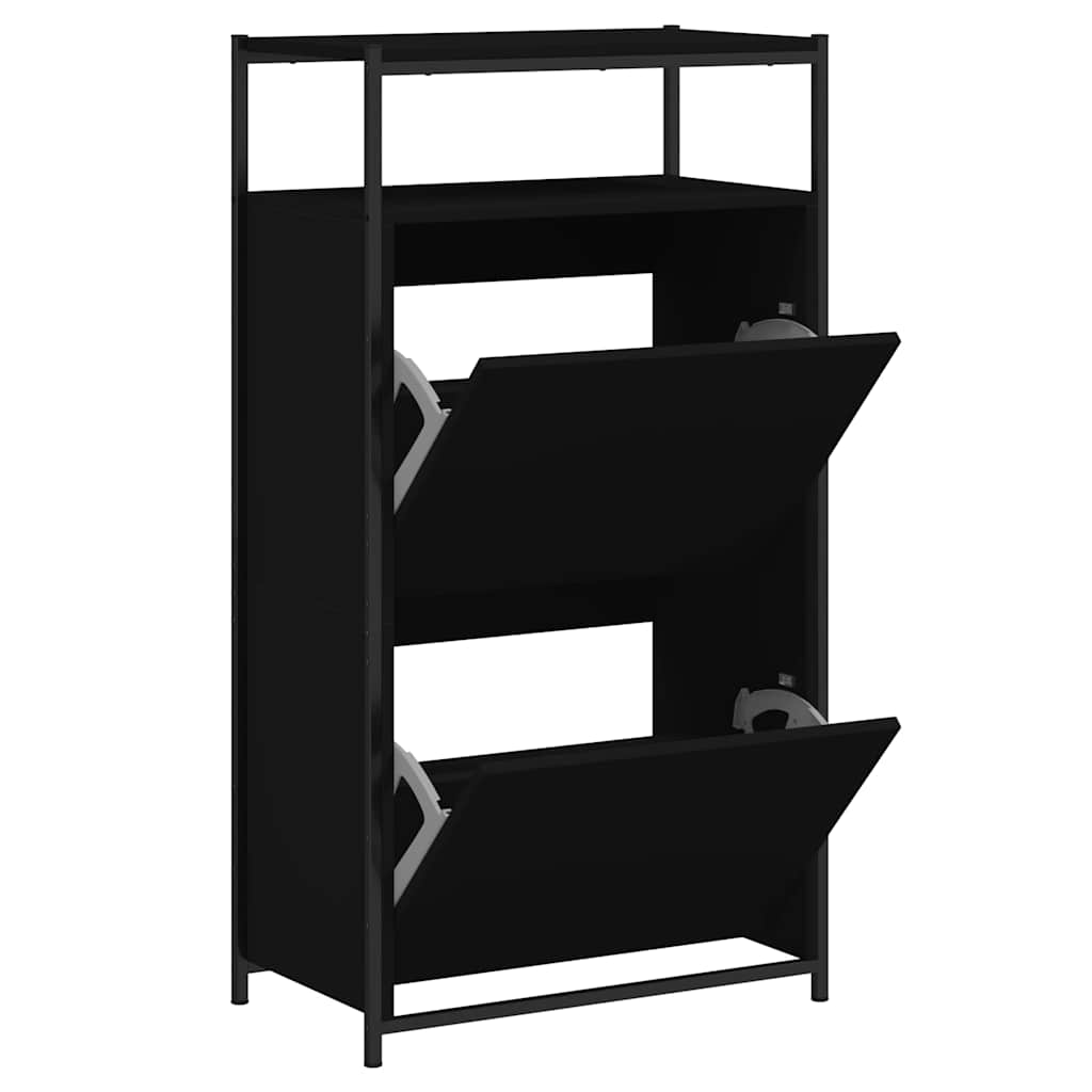 Shoe Cabinet Black
