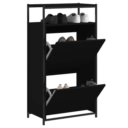 Shoe Cabinet Black