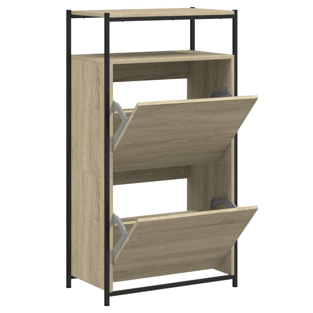 Shoe Cabinet Sonoma Oak N/A