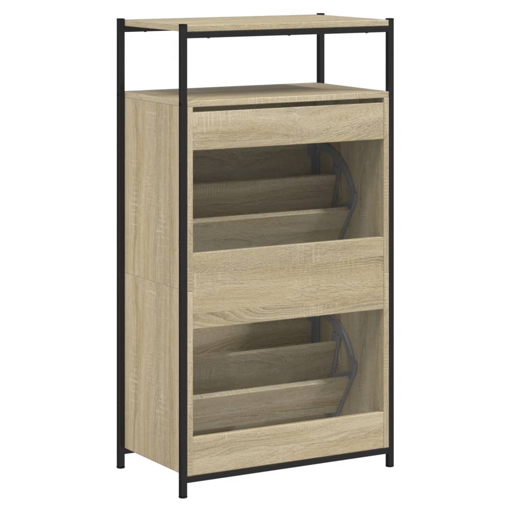 Shoe Cabinet Sonoma Oak N/A