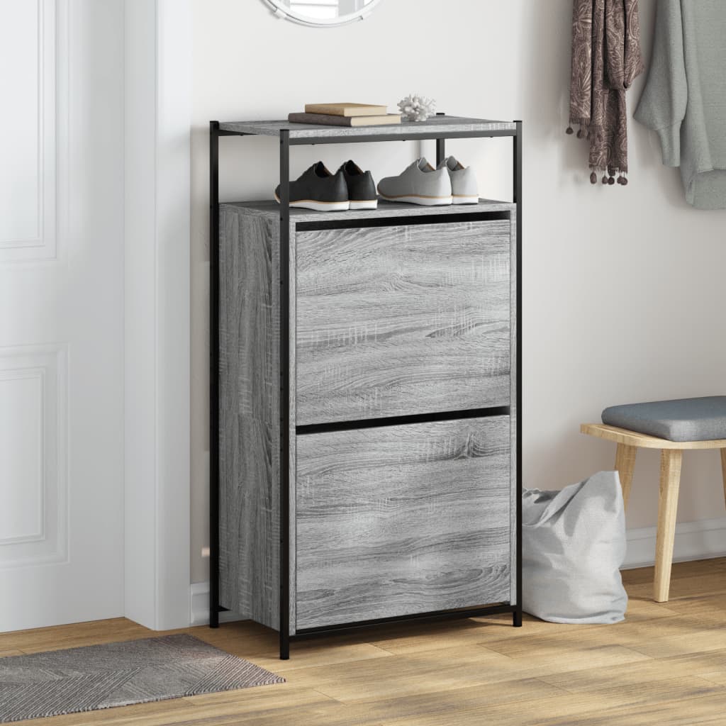 Shoe Cabinet Grey Sonoma