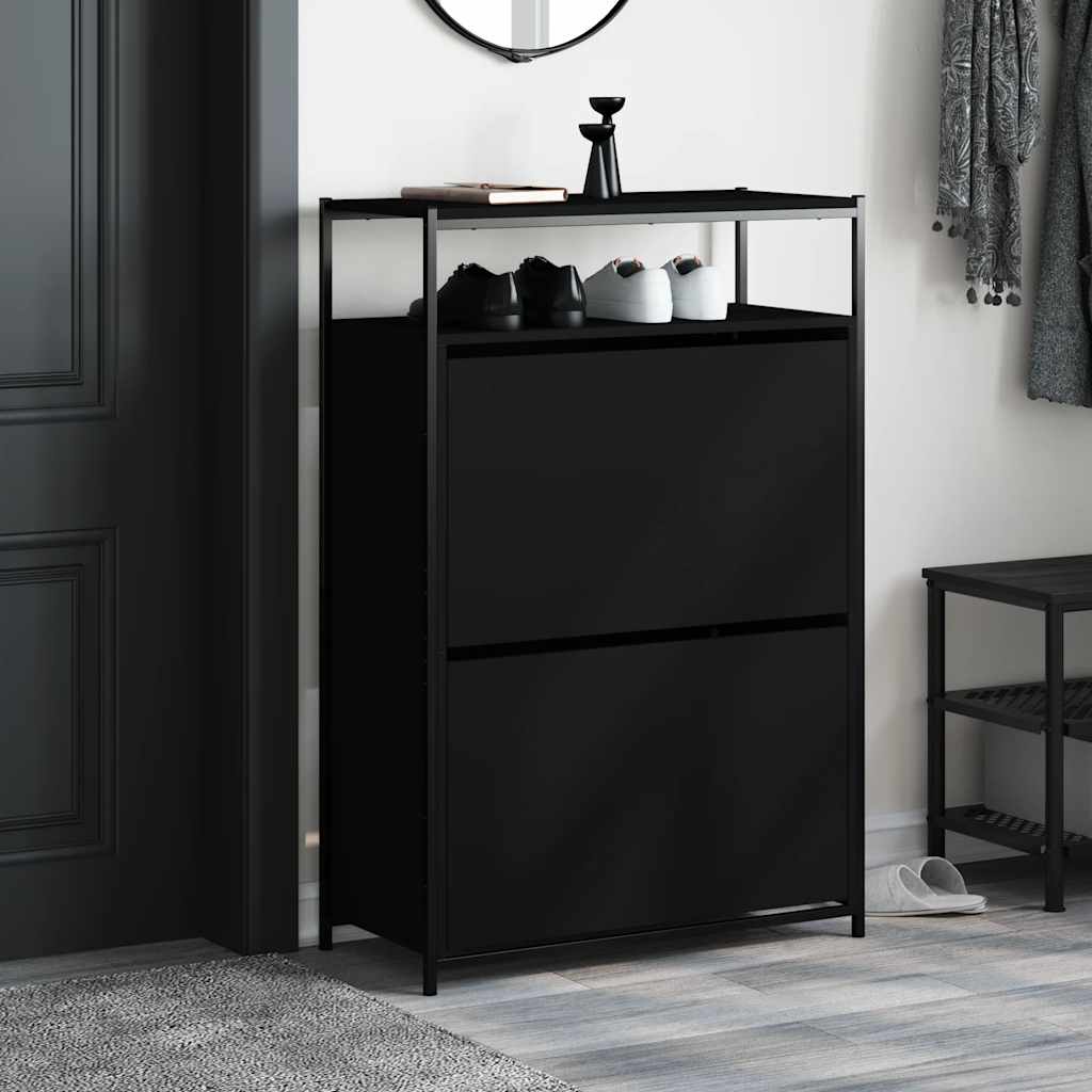 Shoe Cabinet Black