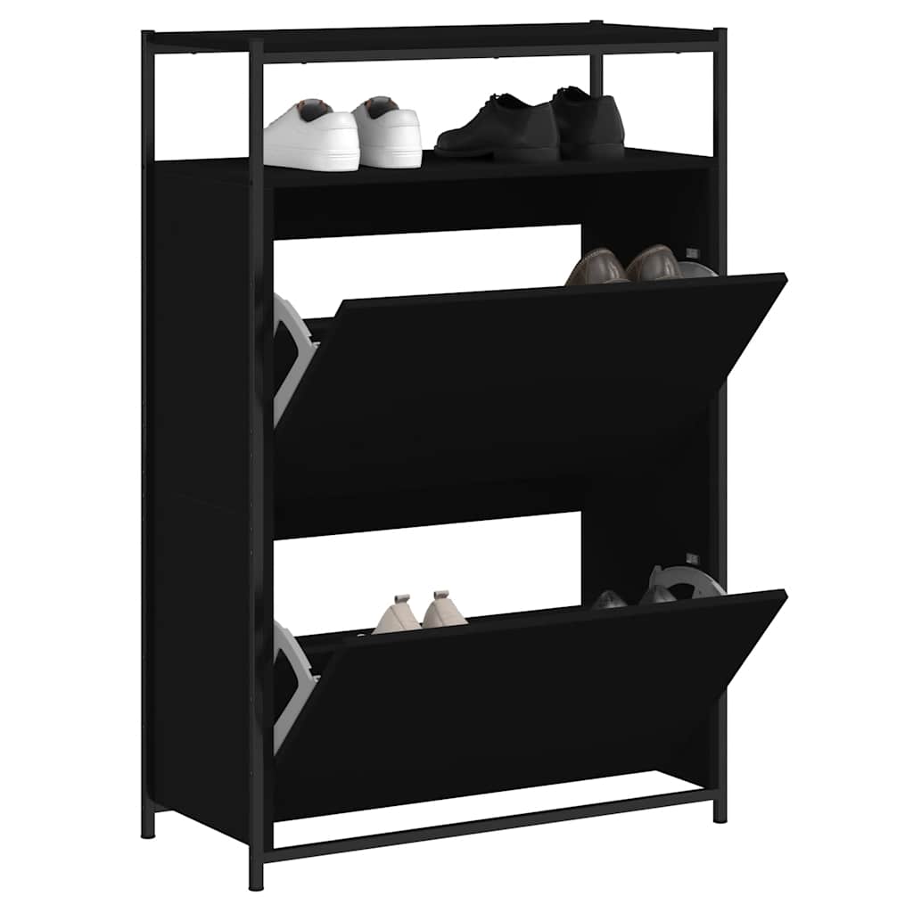 Shoe Cabinet Black