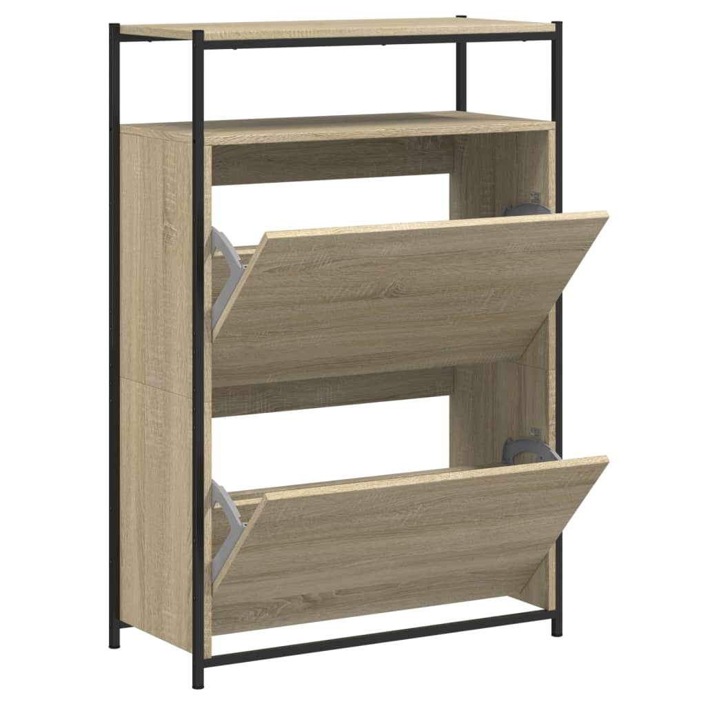 Shoe Cabinet Sonoma Oak 0