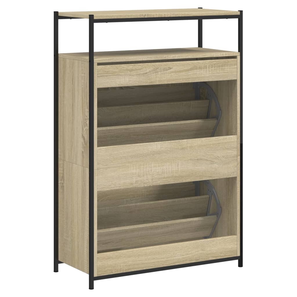 Shoe Cabinet Sonoma Oak 0