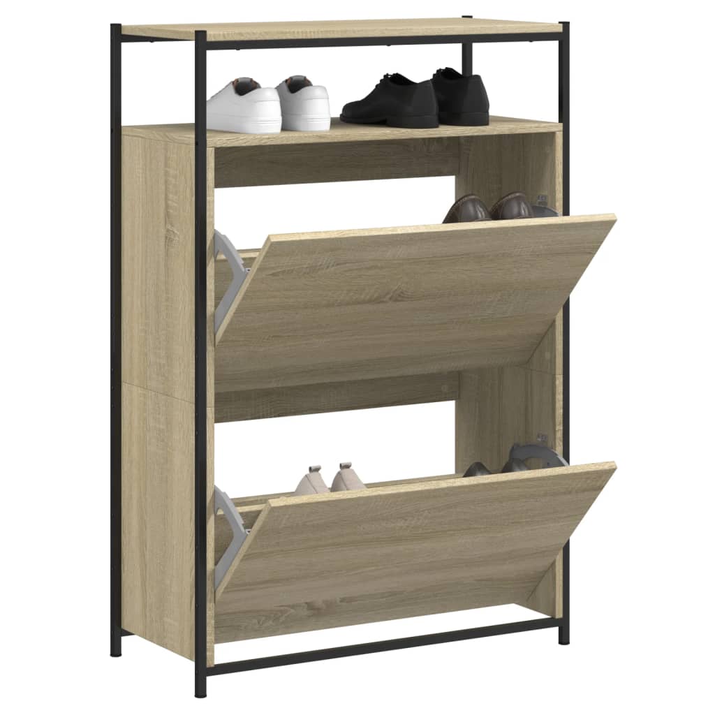 Shoe Cabinet Sonoma Oak 0