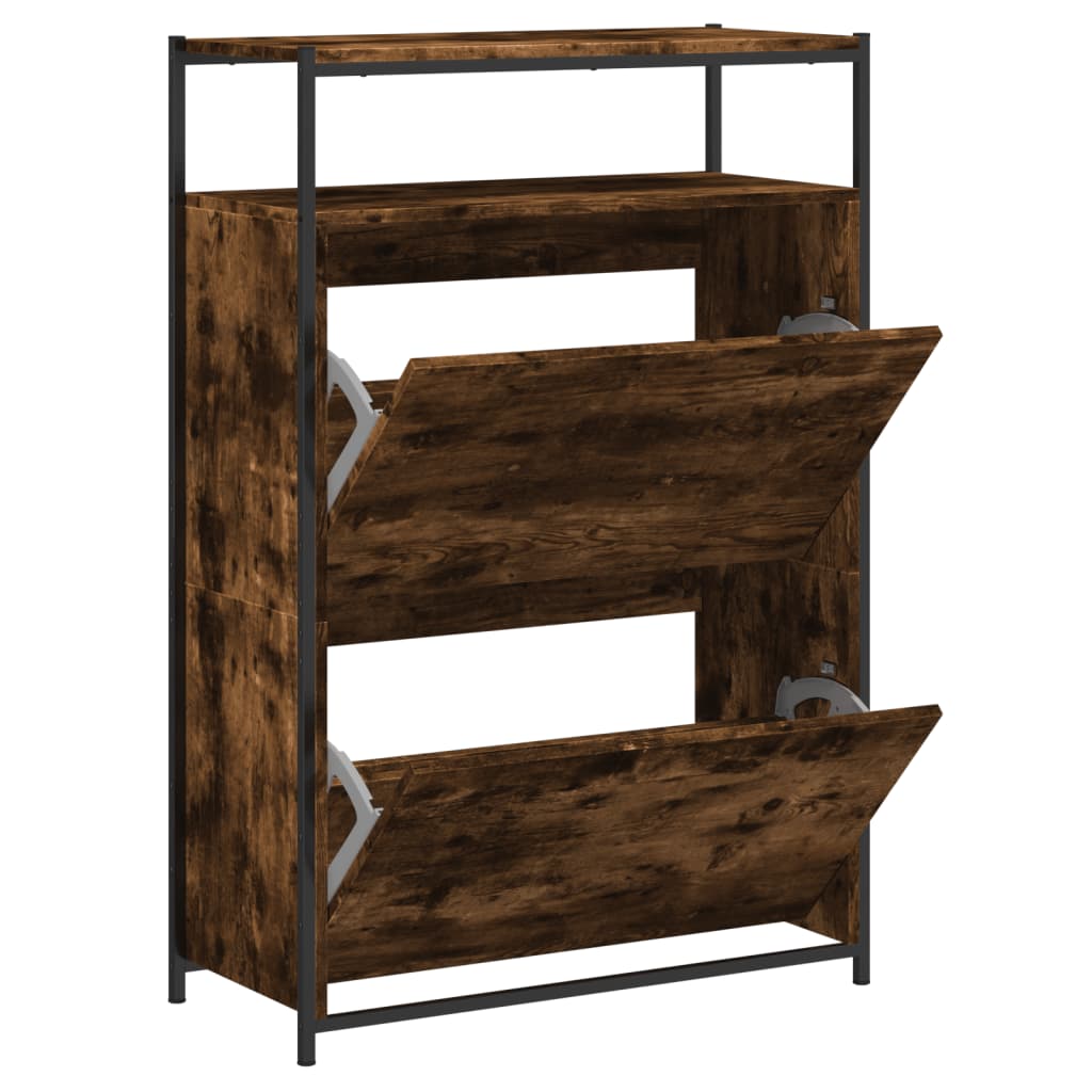 Shoe Cabinet Smoked Oak Holds loads of shoes