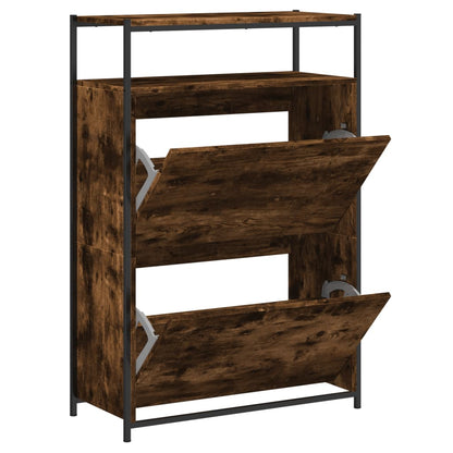 Shoe Cabinet Smoked Oak Holds loads of shoes