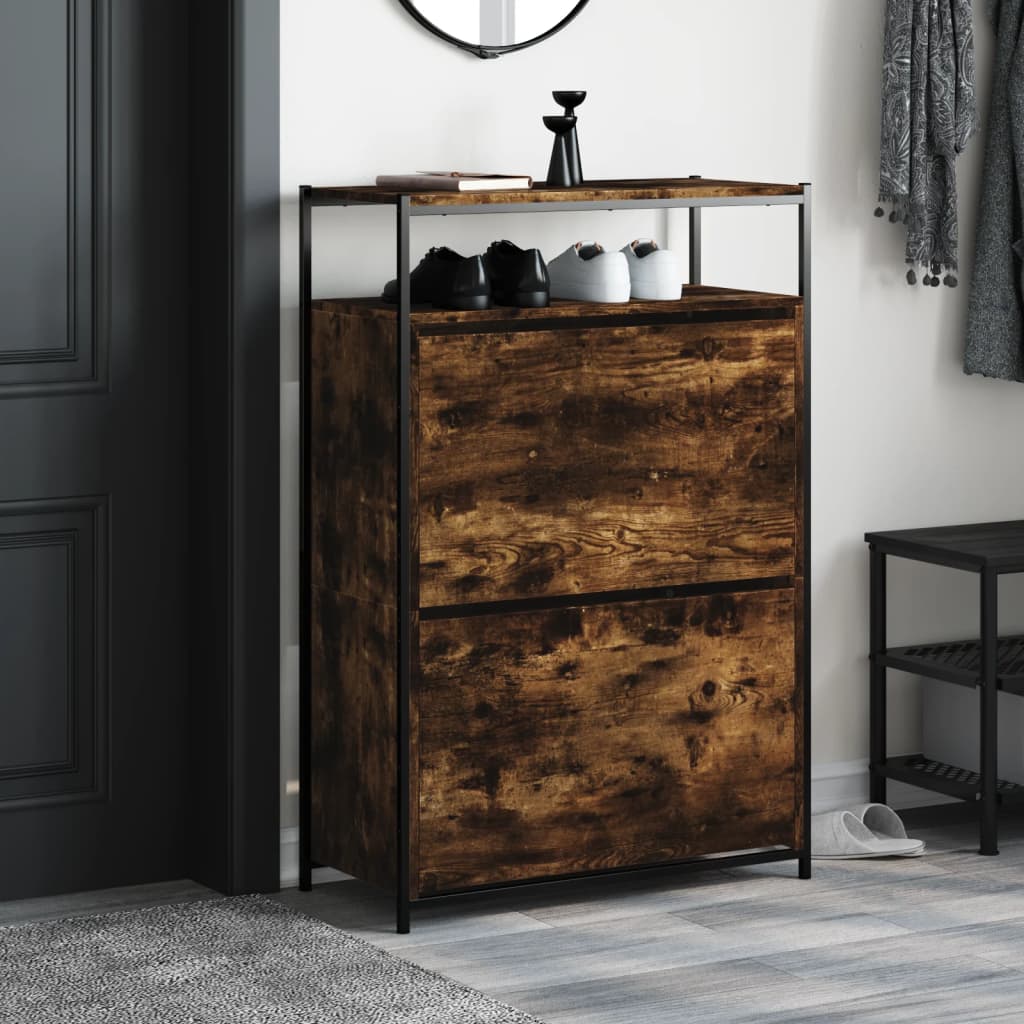 Shoe Cabinet Smoked Oak Holds loads of shoes