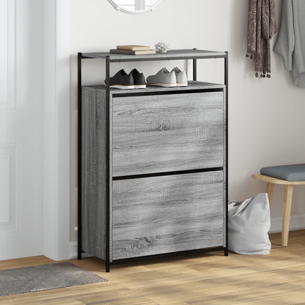 Shoe Cabinet Grey Sonoma