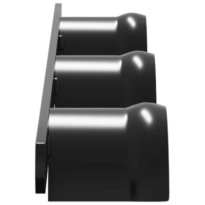 Bridle Hanger for 3 Bridles Black Iron