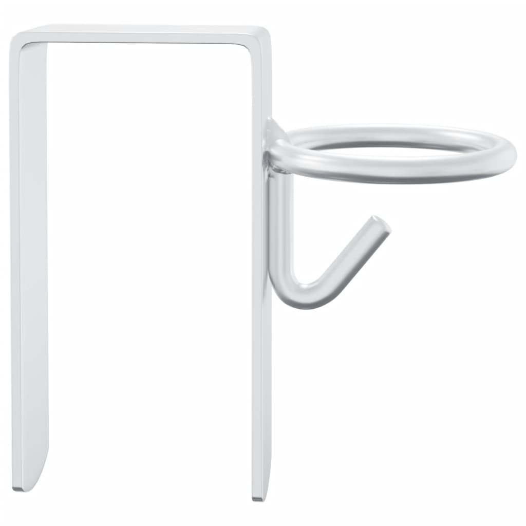 Bucket Hooks 3 pcs Portable Silver Steel