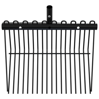 Pitchfork Head with 18 Tines Black Steel