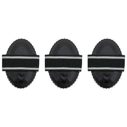 Curry Combs 3 pcs Black Steel
