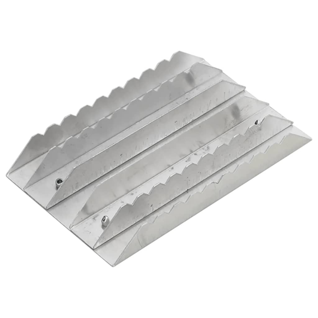 Curry Combs 3 pcs Silver Aluminium