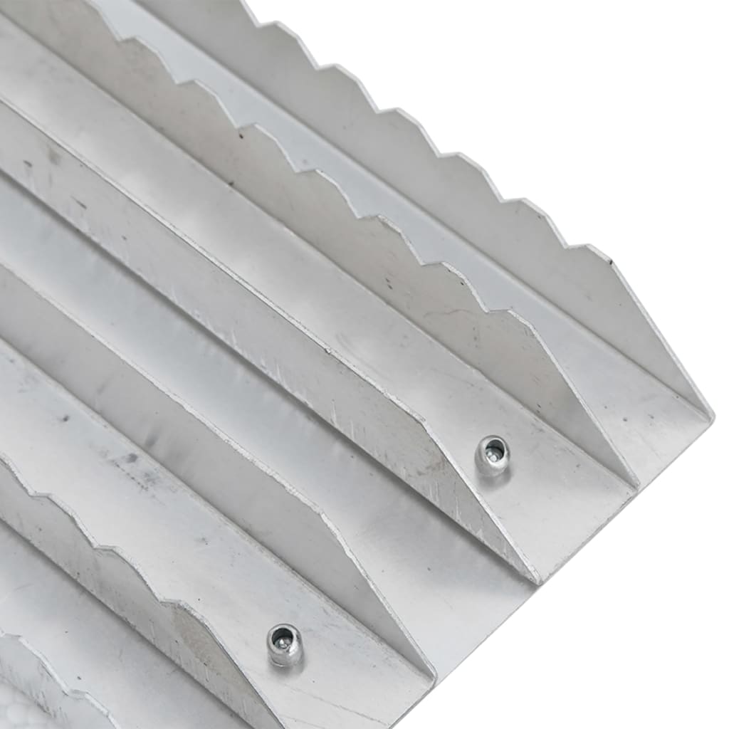 Curry Combs 3 pcs Silver Aluminium