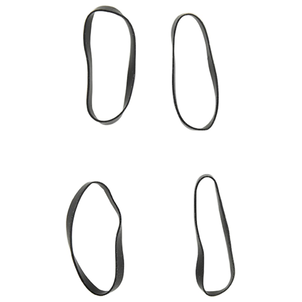 Braiding Bands for Horse 1500 pcs Black Silicone