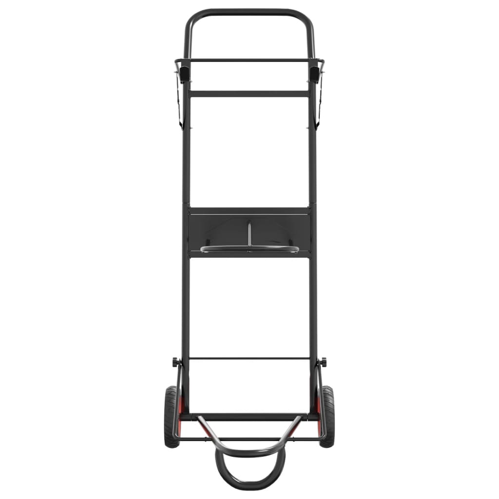 Saddle Trolley Foldable Black Steel