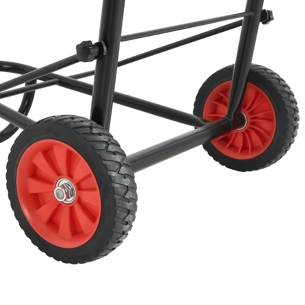 Saddle Trolley Foldable Black Steel