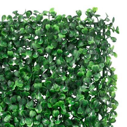 Artificial Shrub Leaf Fence 6 pcs Green 40x60 cm