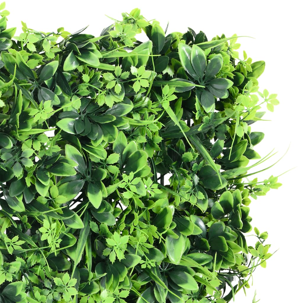 Artificial Leaf Fence 24 pcs Green 40x60 cm