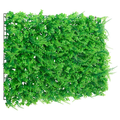 Artificial Fern Leaf Fence 6 pcs Green 40x60 cm