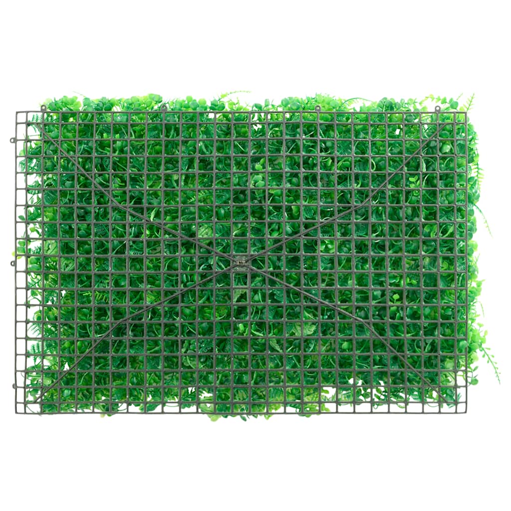Artificial Fern Leaf Fence 6 pcs Green 40x60 cm