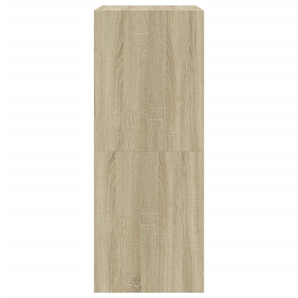 Shoe Cabinet with 2 Flip-Drawers Sonoma Oak 60x42x108 cm