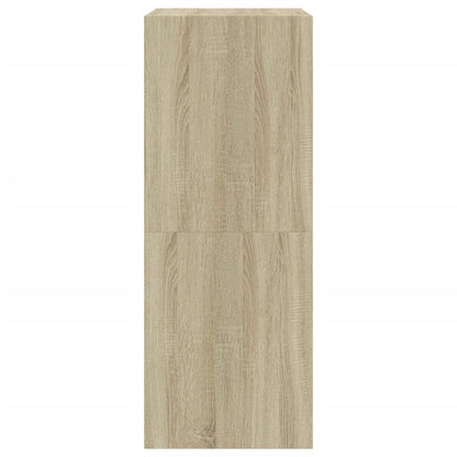 Shoe Cabinet with 2 Flip-Drawers Sonoma Oak 60x42x108 cm