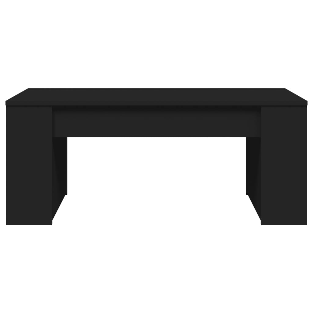 Coffee Table | Black | Engineered wood | Small coffee table